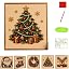 Oanruyan Christmas Pearl Diamond Painting Art Kit with Frame, DIY Pearl Beads Art Craft Kit for Adults Beginner, Gemstone Diamond Dots Beads for Home Decor Wall Art, Party Gift (Christmas Tree)