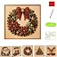 Oanruyan Christmas Pearl Diamond Painting Art Kit with Frame, DIY Pearl Beads Art Craft Kit for Adults Beginner, Gemstone Diamond Dots Beads for Home Decor Wall Art, Party Gift (Christmas Tree)