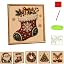 Oanruyan Christmas Pearl Diamond Painting Art Kit with Frame, DIY Pearl Beads Art Craft Kit for Adults Beginner, Gemstone Diamond Dots Beads for Home Decor Wall Art, Party Gift (Christmas Tree)