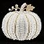 Morudeor Diamond Art Pearl Painting Kits for Adults,Special Shape Diamond Art Kits for Pumpkin, DIY 3D Plastic Pearl Painting Kit for Home Decoration 12 × 12 inch