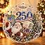 VEDRML Christmas Pearl Diamond Arts Suncatcher DIY Kit (Style 3, 8inch)
