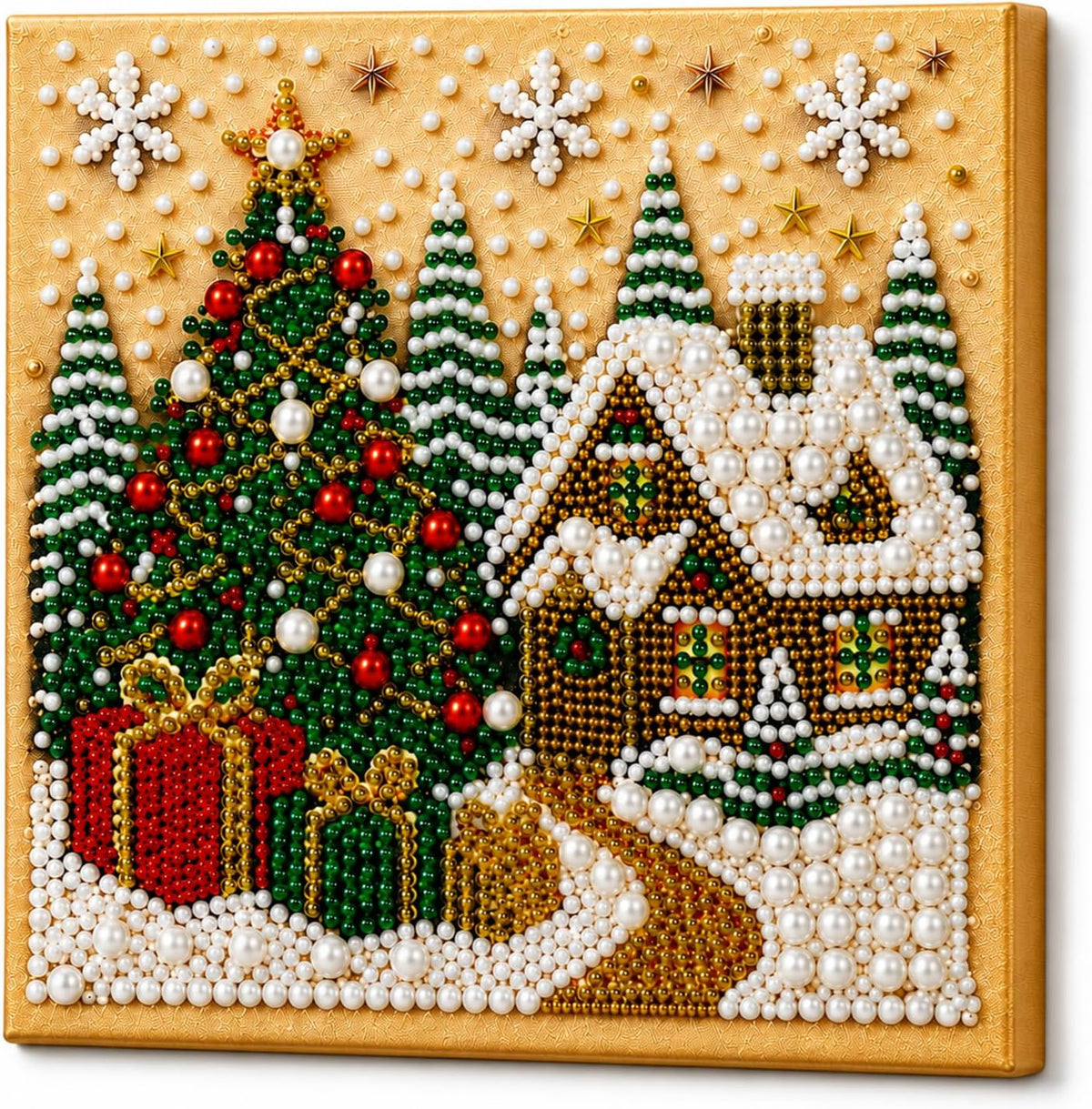 Diamond and Pearl Art Kits for Adults, Halloween Decorations, Framed Decor